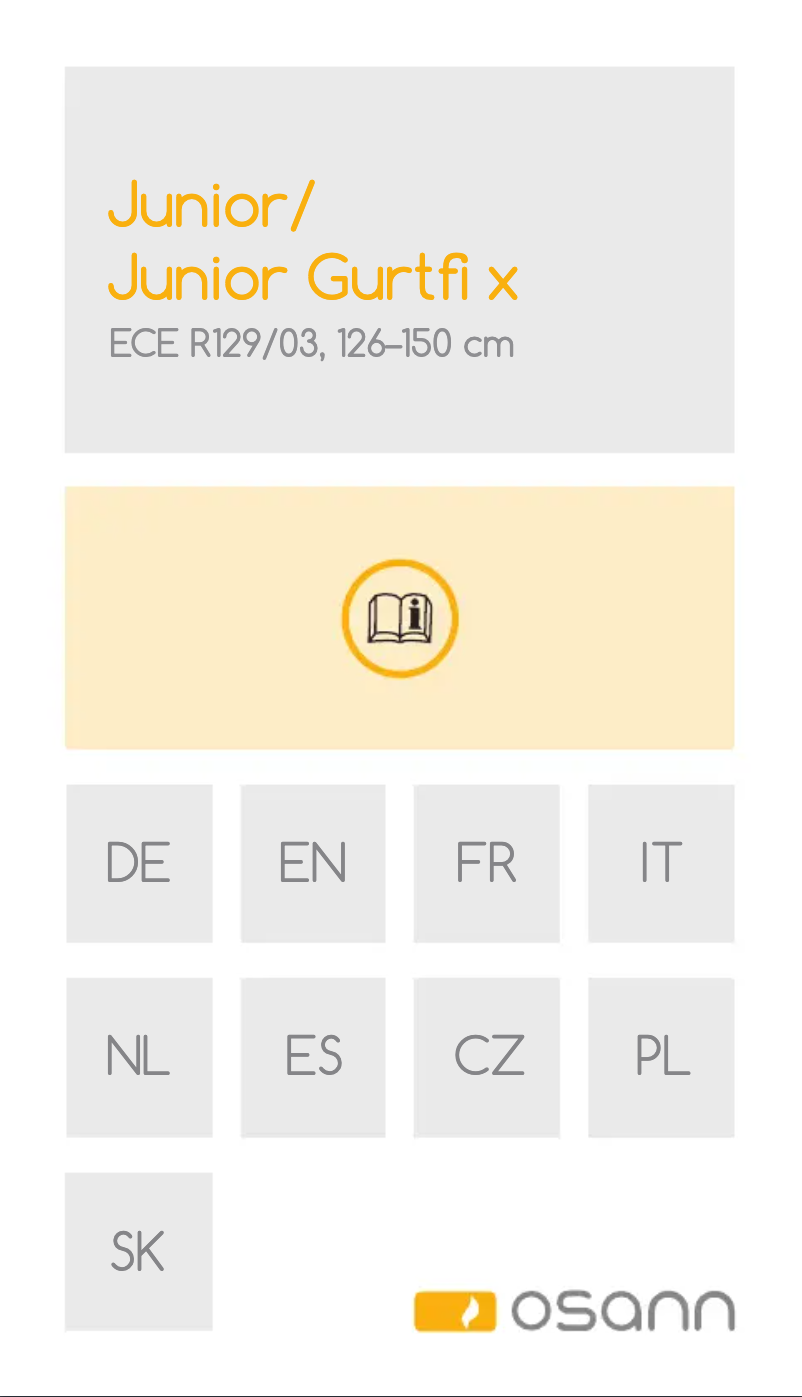 Imagen de la primera página del manual del dispositivo Junior