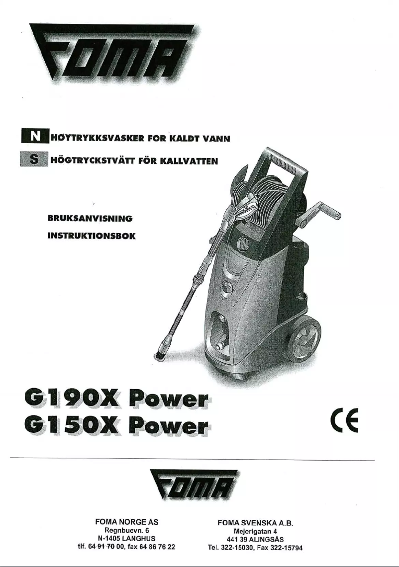 Imagen de la primera página del manual del dispositivo G150X Power