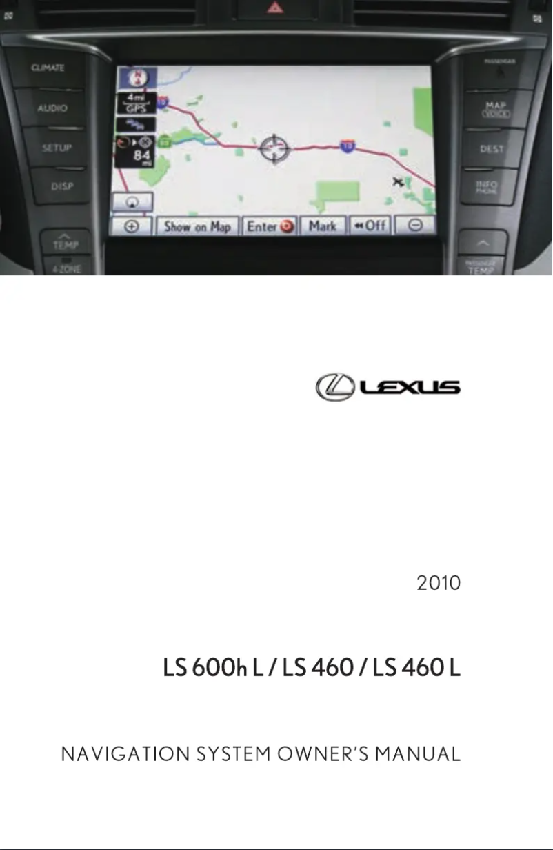 Página 1 del manual Manual de usuario Lexus LS 460 L (2011)