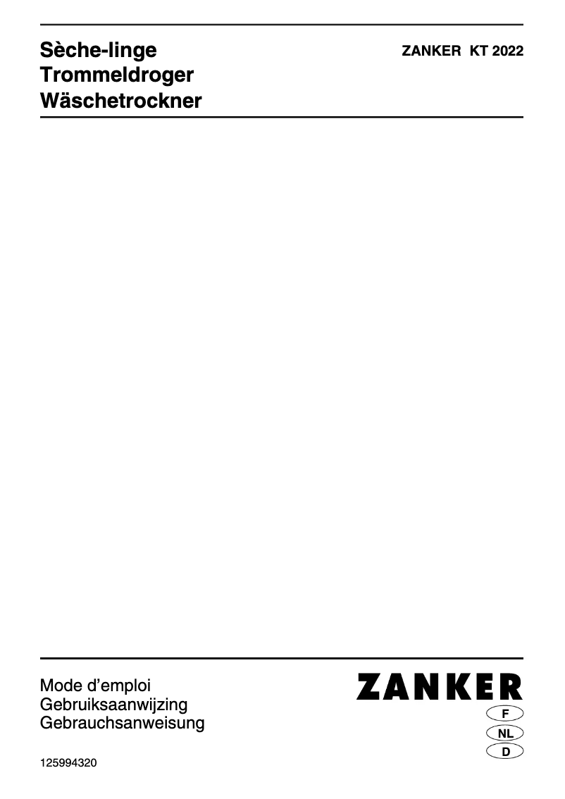 Imagen de la primera página del manual del dispositivo KT 2022