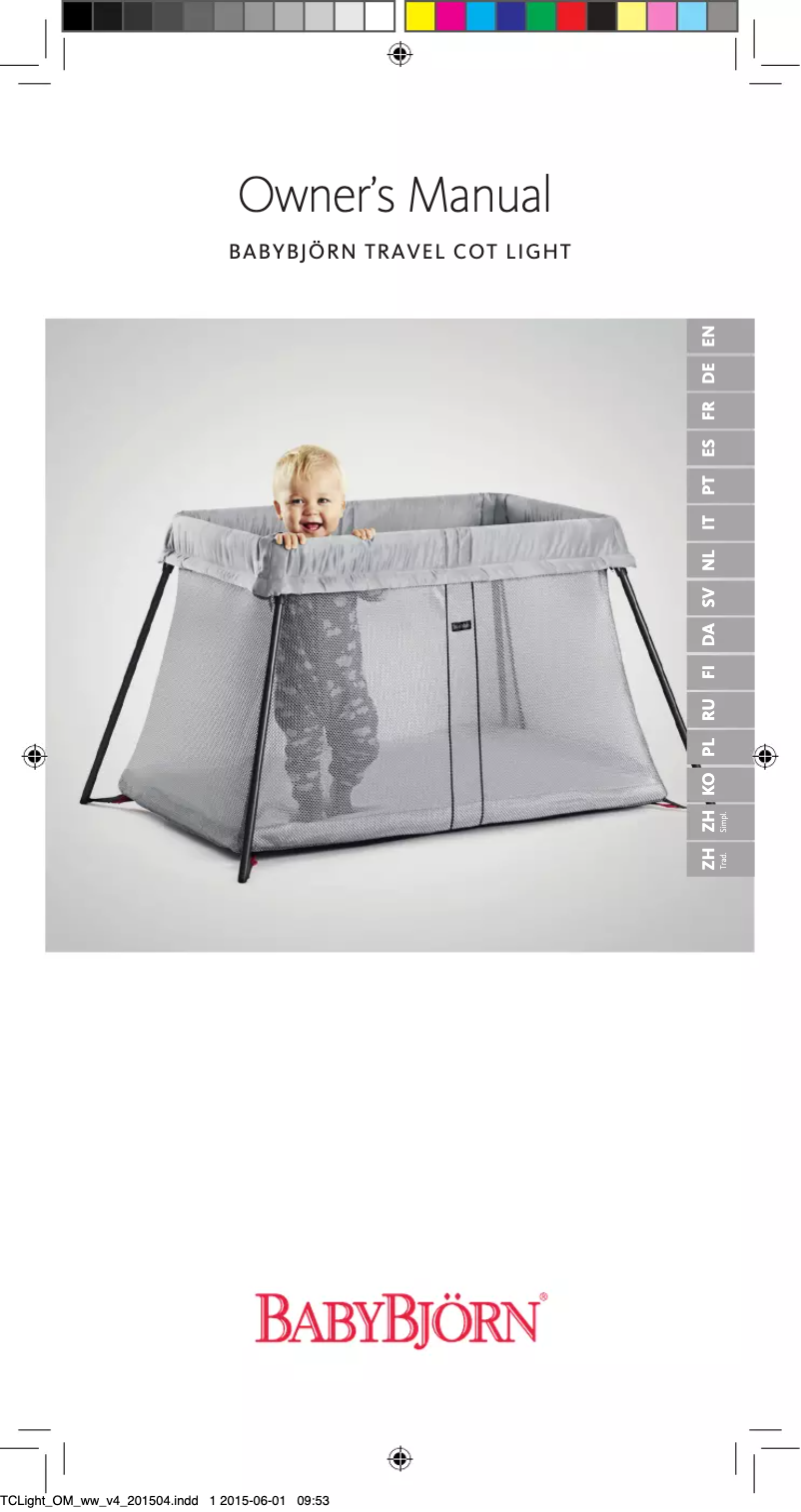 Página nº 1 - Manual de usuario BabyBjörn Travel Cot Light