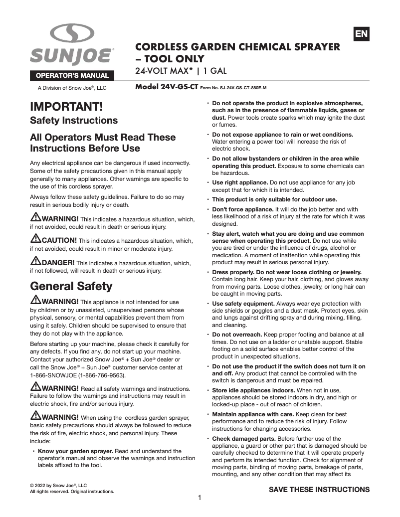 Imagen de la primera página del manual del dispositivo 24V-GS-CT