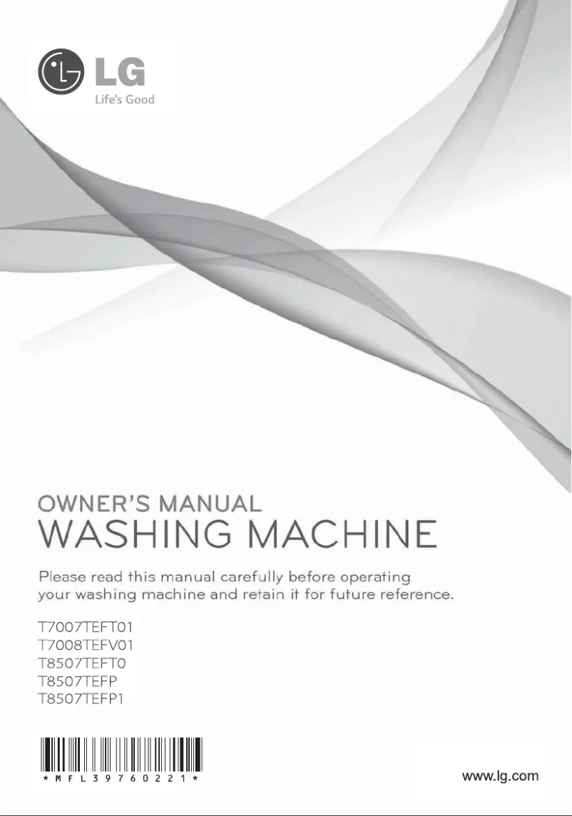 Imagen de la primera página del manual del dispositivo T8507TEFP