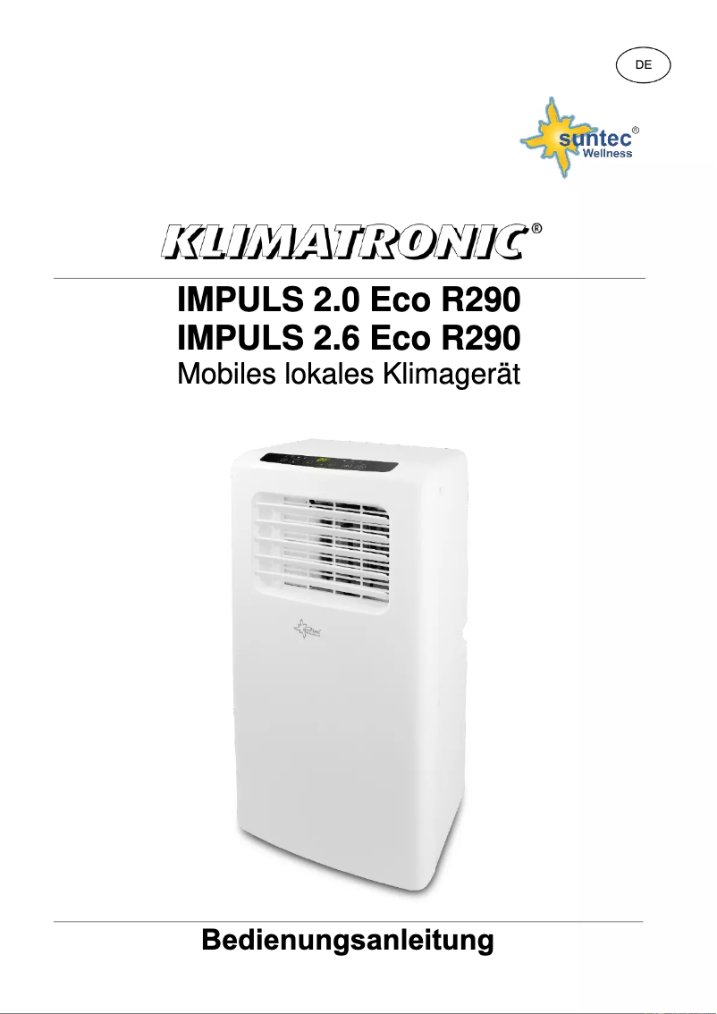 Página 1 del manual Manual de usuario Suntec Klimatronic Impuls 2.0 Eco R290