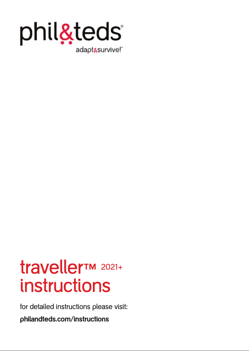 Página 1 del manual Manual de usuario Phil & Teds traveller 5