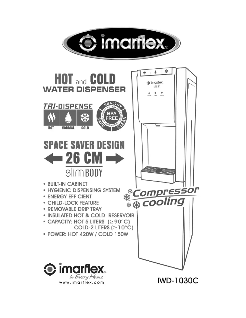 Página 1 del manual Manual de usuario Imarflex IWD-1030C