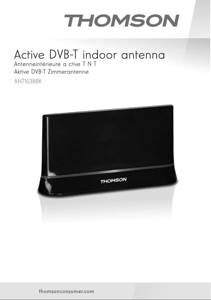 Imagen de la primera página del manual del dispositivo ANT1538BK