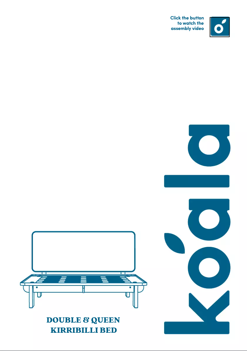Imagen de la primera página del manual del dispositivo Kirribilli Bed