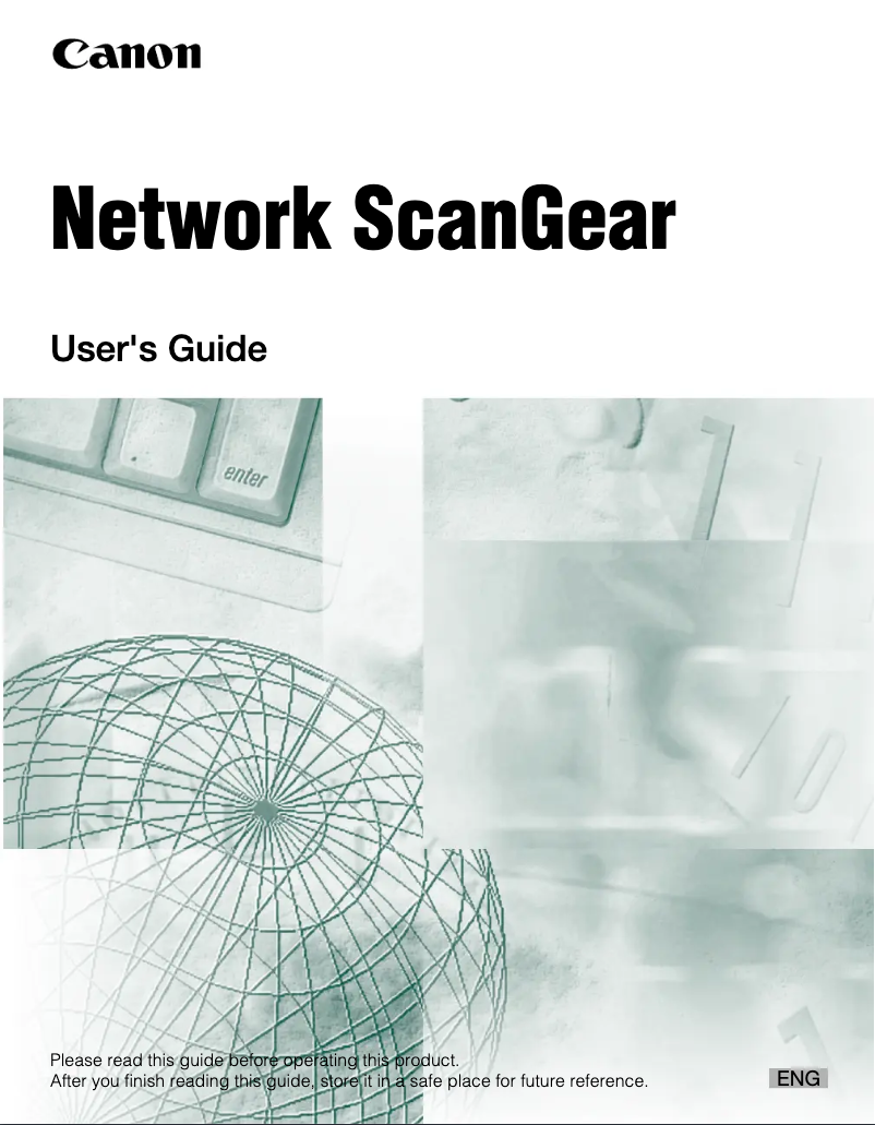 Imagen de la primera página del manual del dispositivo imageRUNNER 8070