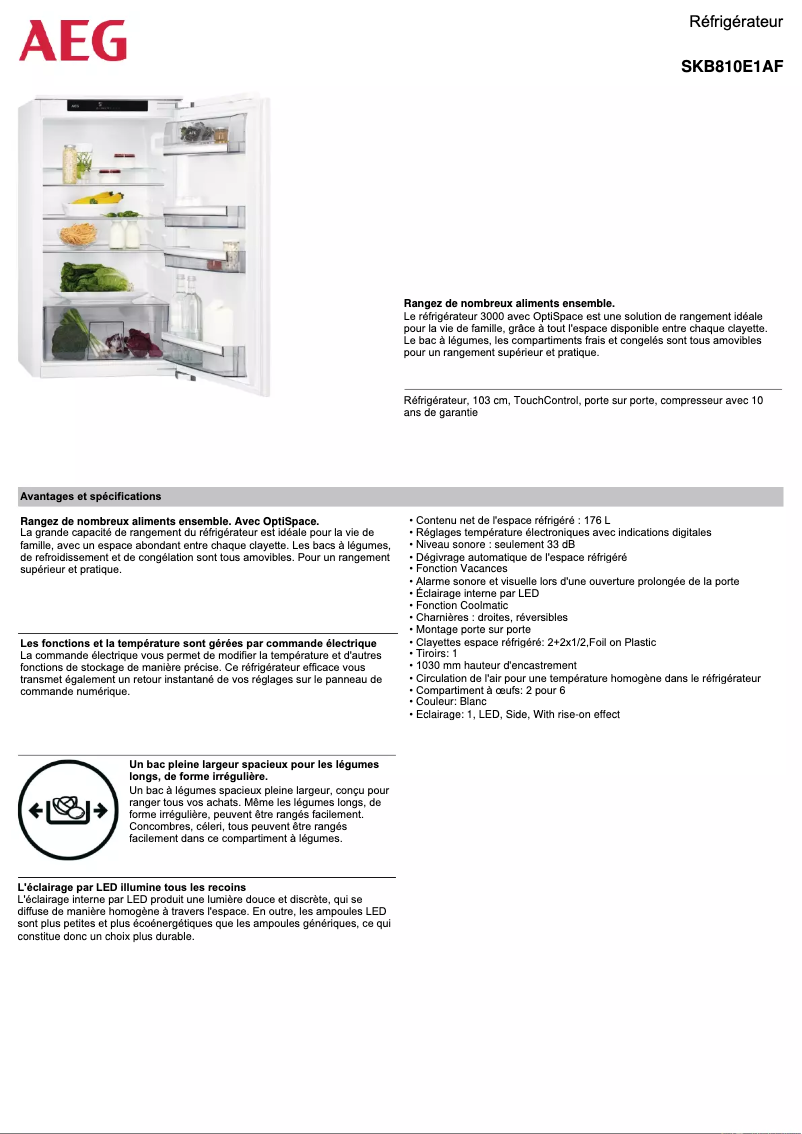 Imagen de la primera página del manual del dispositivo SKB810E1AF