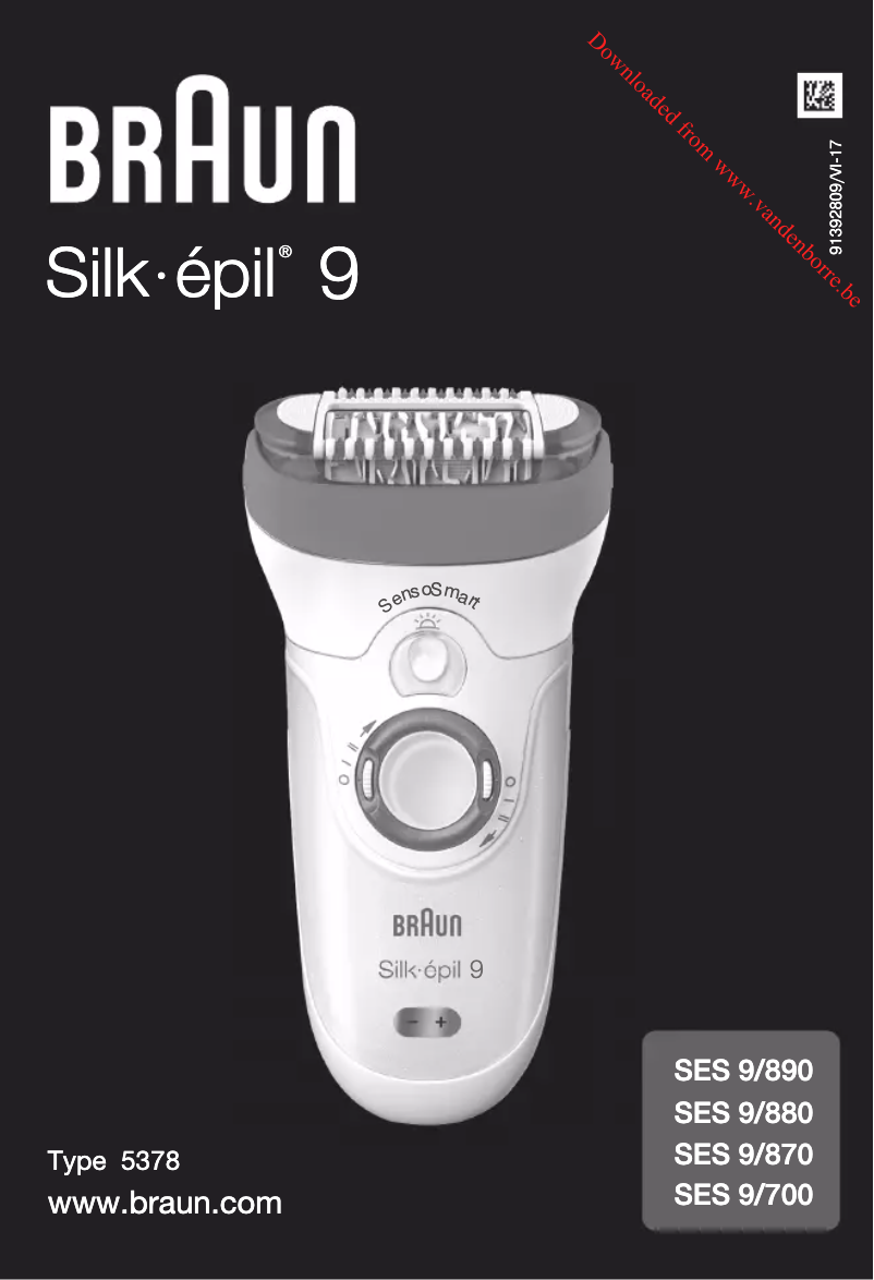 Página nº 1 - Manual de usuario Braun Silk Epil 9