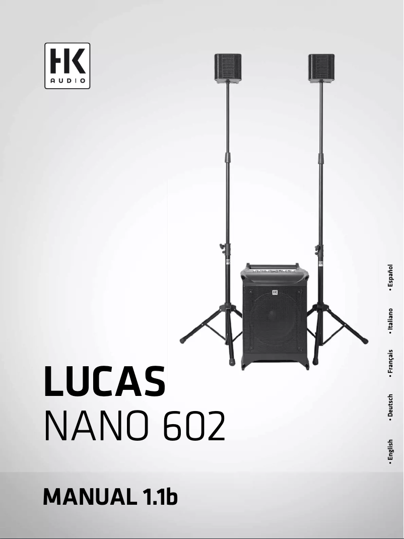 Página 1 del manual Manual de usuario HK Audio Lucas Nano 602