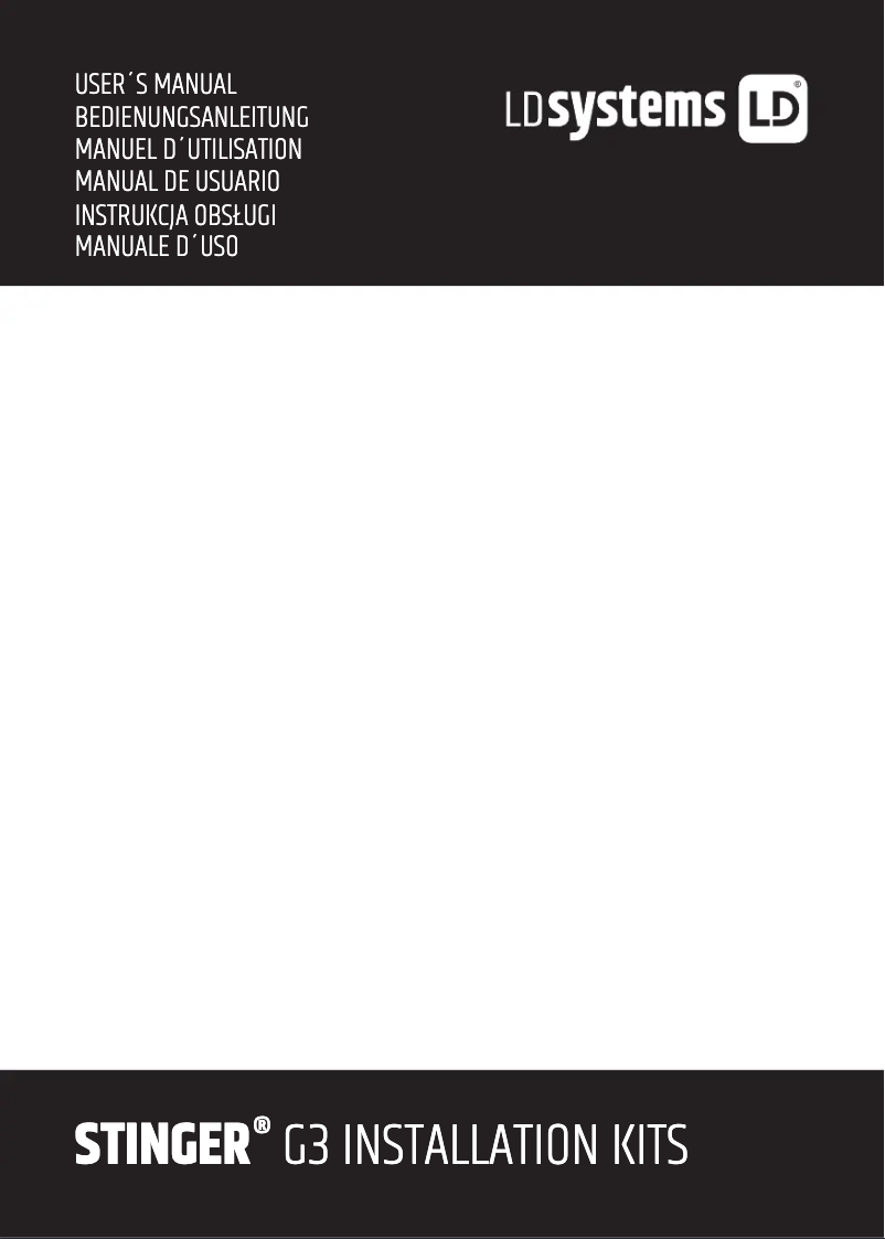 Imagen de la primera página del manual del dispositivo STINGER 28 A G3