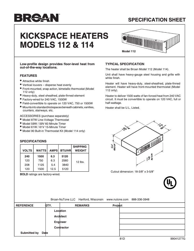 Imagen de la primera página del manual del dispositivo 112