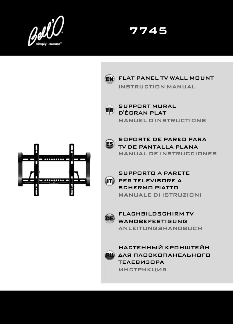 Imagen de la primera página del manual del dispositivo 7745B
