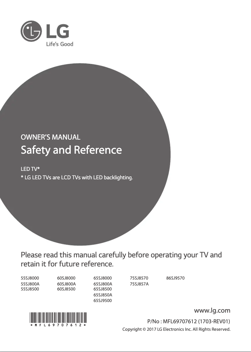 Imagen de la primera página del manual del dispositivo 75SJ857A