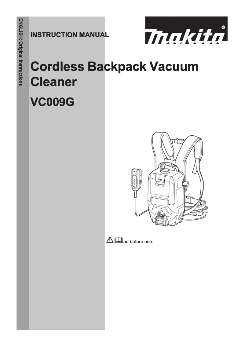 Imagen de la primera página del manual del dispositivo VC009GZ03