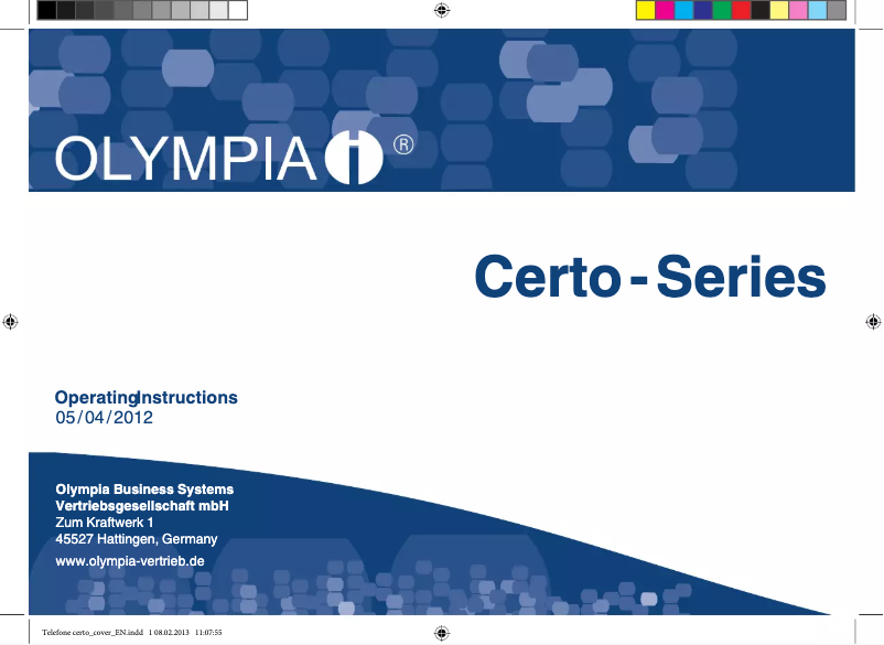 Imagen de la primera página del manual del dispositivo Certo