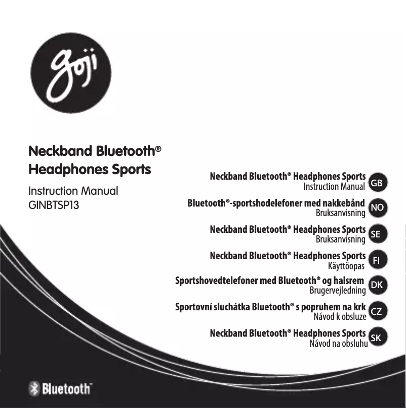 Imagen de la primera página del manual del dispositivo GINBTSP13