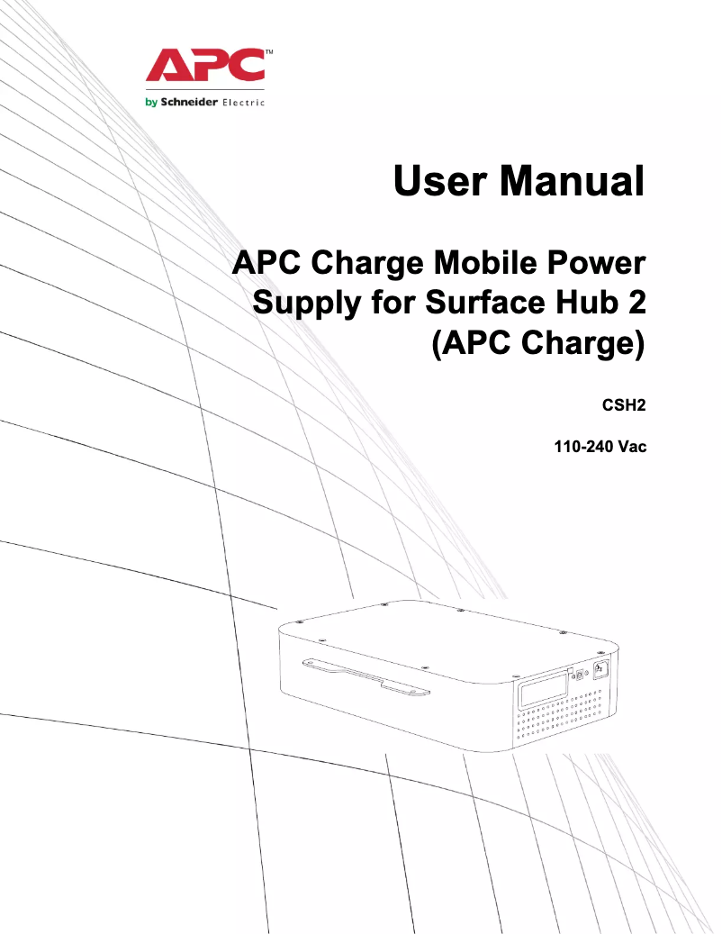 Imagen de la primera página del manual del dispositivo CSH2