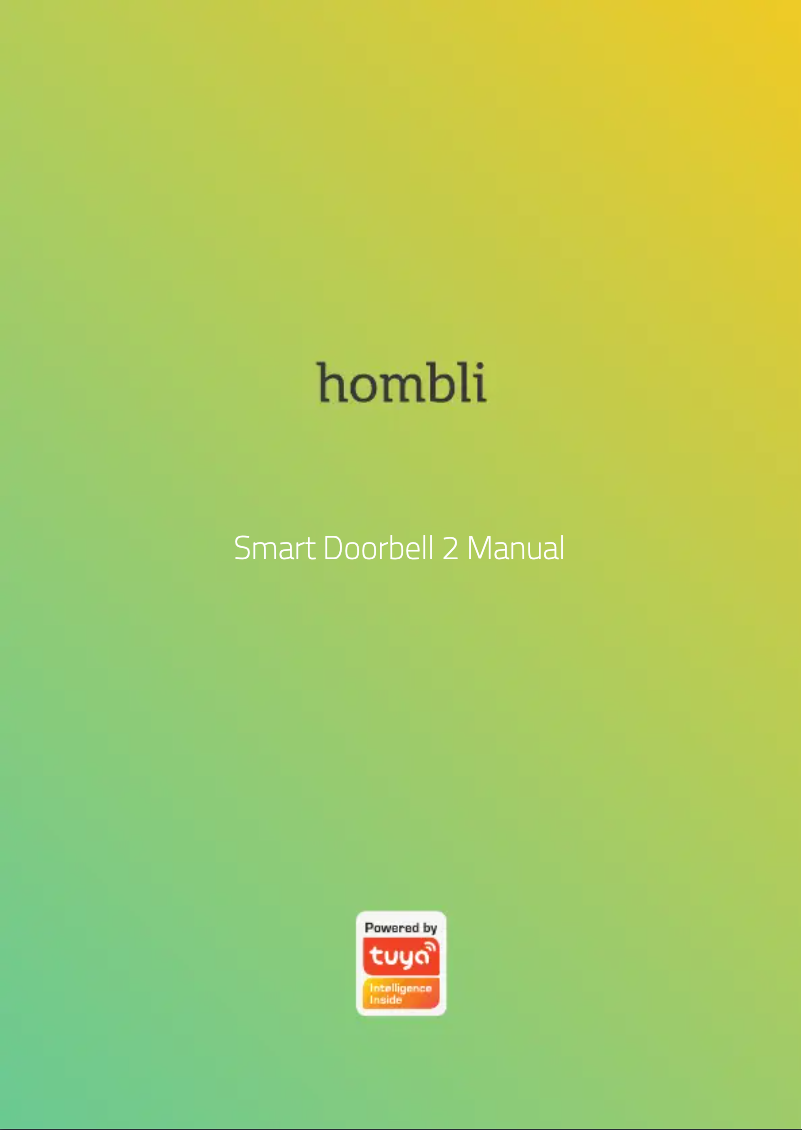 Imagen de la primera página del manual del dispositivo Smart Doorbell 2