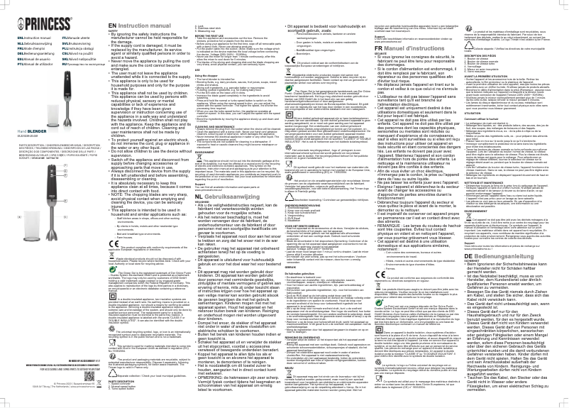 Imagen de la primera página del manual del dispositivo 221229