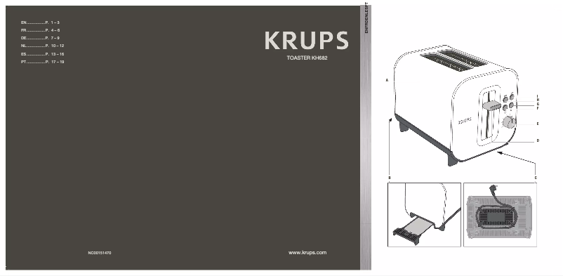 Página 1 del manual Manual de usuario Krups Excellence KH682
