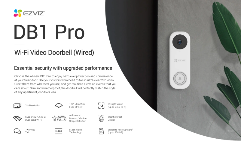 Imagen de la primera página del manual del dispositivo DB1 Pro