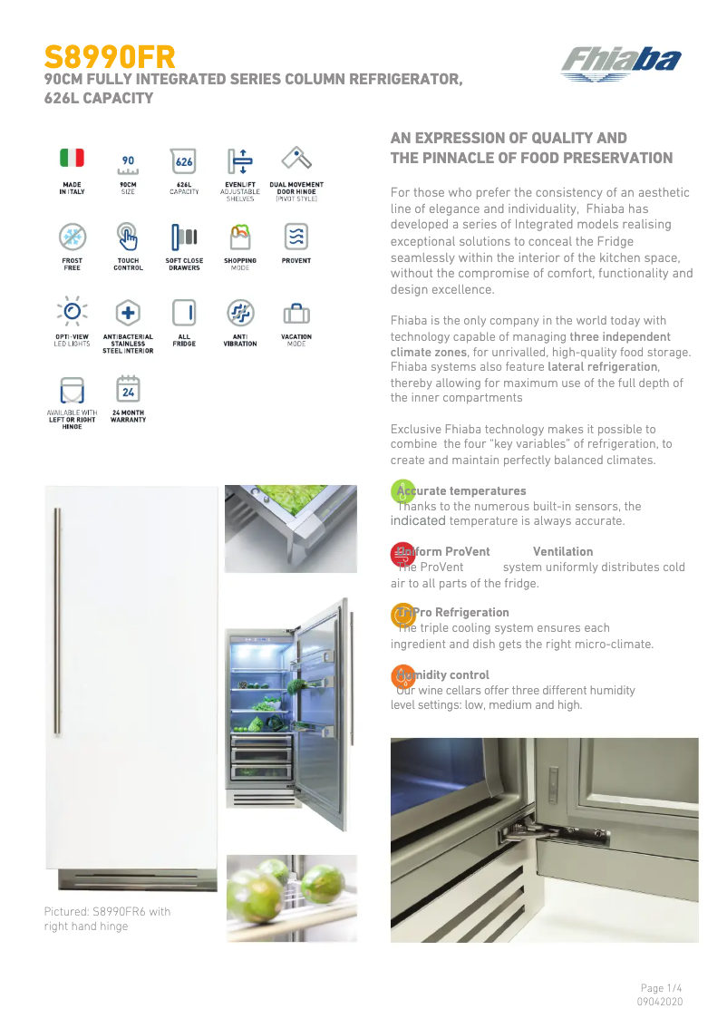 Imagen de la primera página del manual del dispositivo S8990FR6