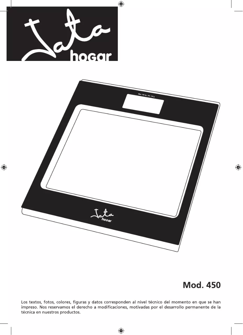 Imagen de la primera página del manual del dispositivo 450