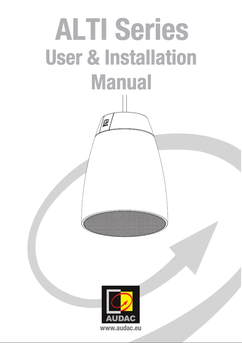 Imagen de la primera página del manual del dispositivo ALTI6