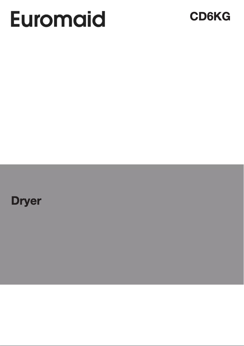 Página 1 del manual Manual de instrucciones Euromaid CD6KG