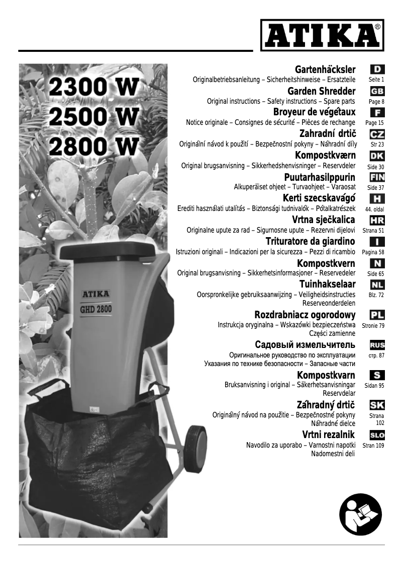 Página nº 1 - Manual de usuario ATIKA GHD2800