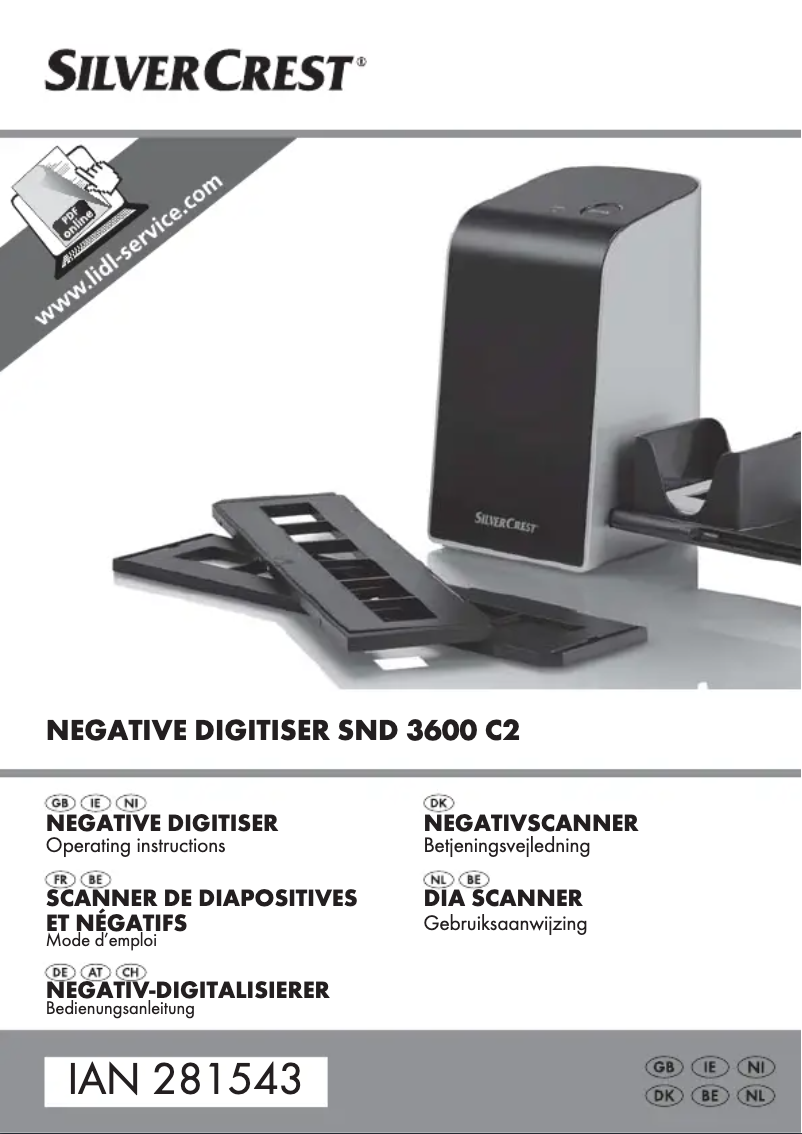 Imagen de la primera página del manual del dispositivo SND 3600 C2