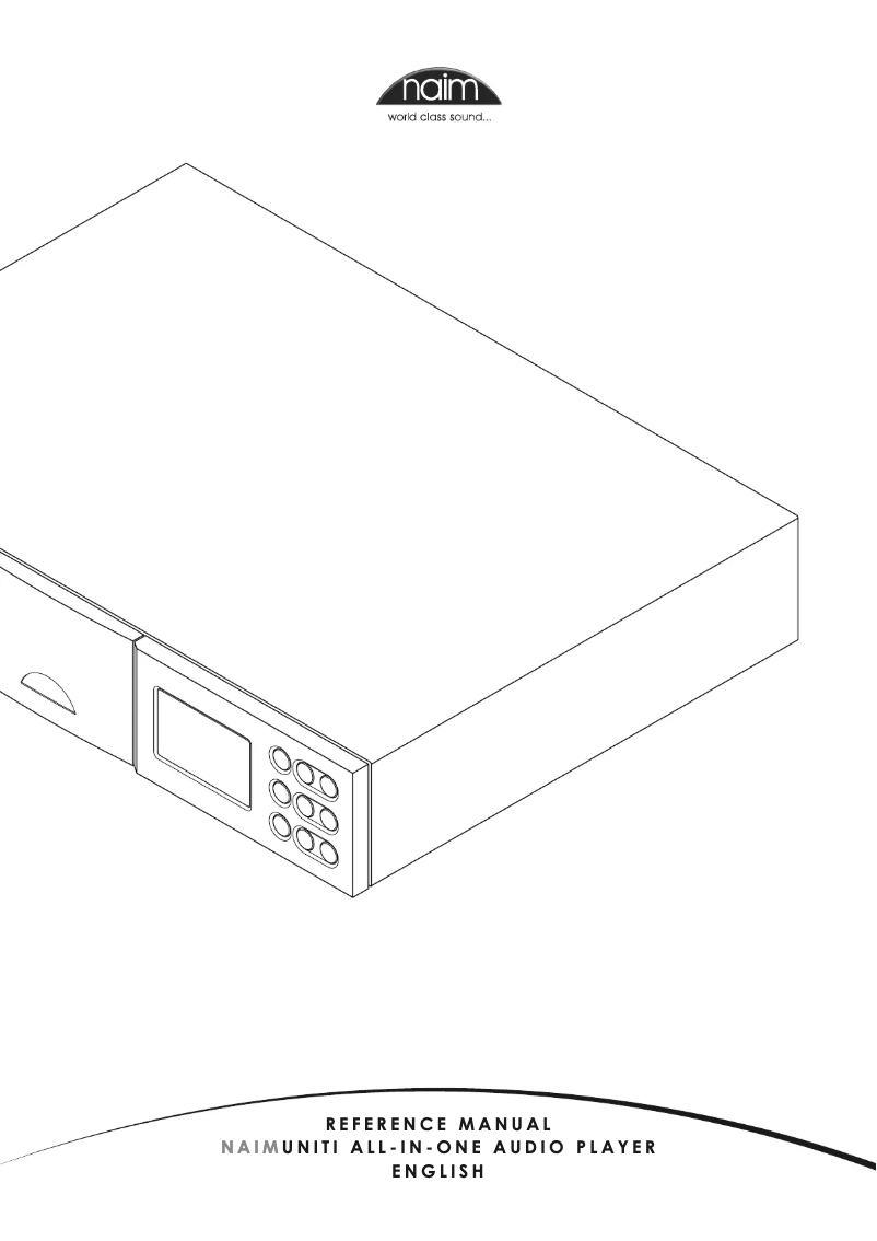 Página 1 del manual Manual de usuario Naim NaimUniti