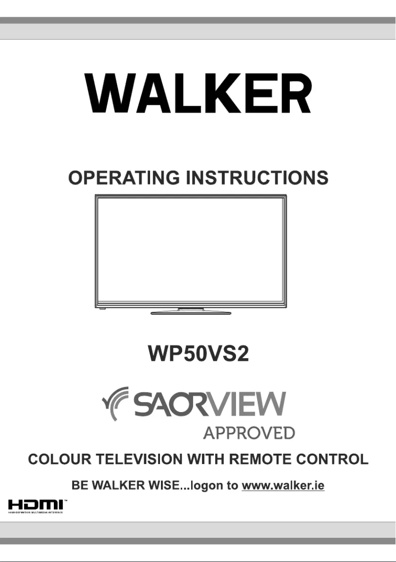 Imagen de la primera página del manual del dispositivo WP50VS2
