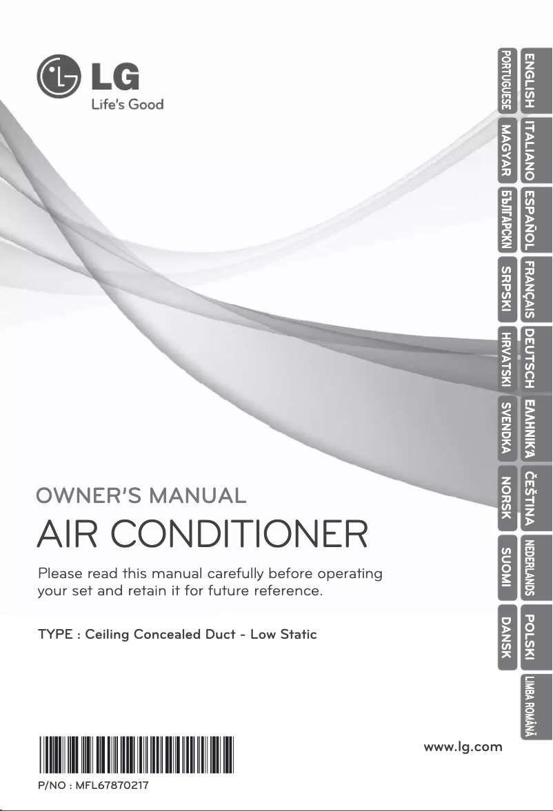 Página 1 del manual Manual de usuario LG ARNU24GL3G2
