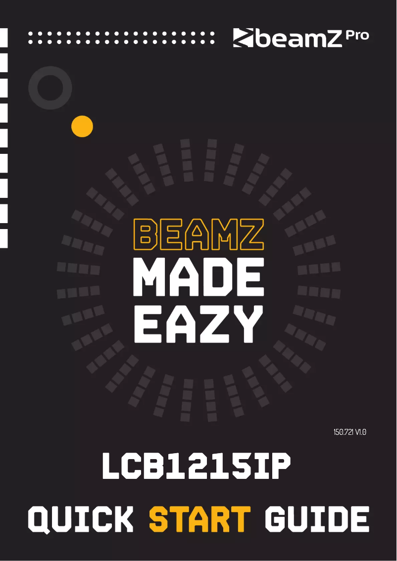 Imagen de la primera página del manual del dispositivo Pro LCB1215IP