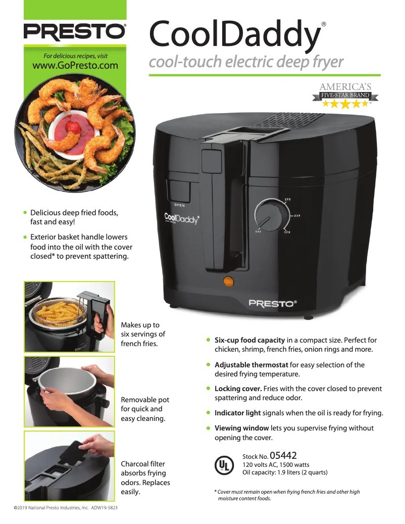 Imagen de la primera página del manual del dispositivo 05442