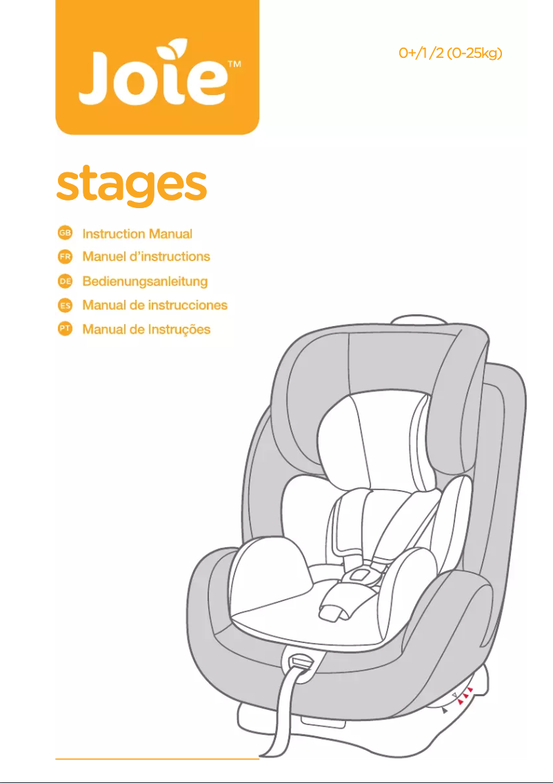 Página 1 del manual Manual de usuario Joie Stages