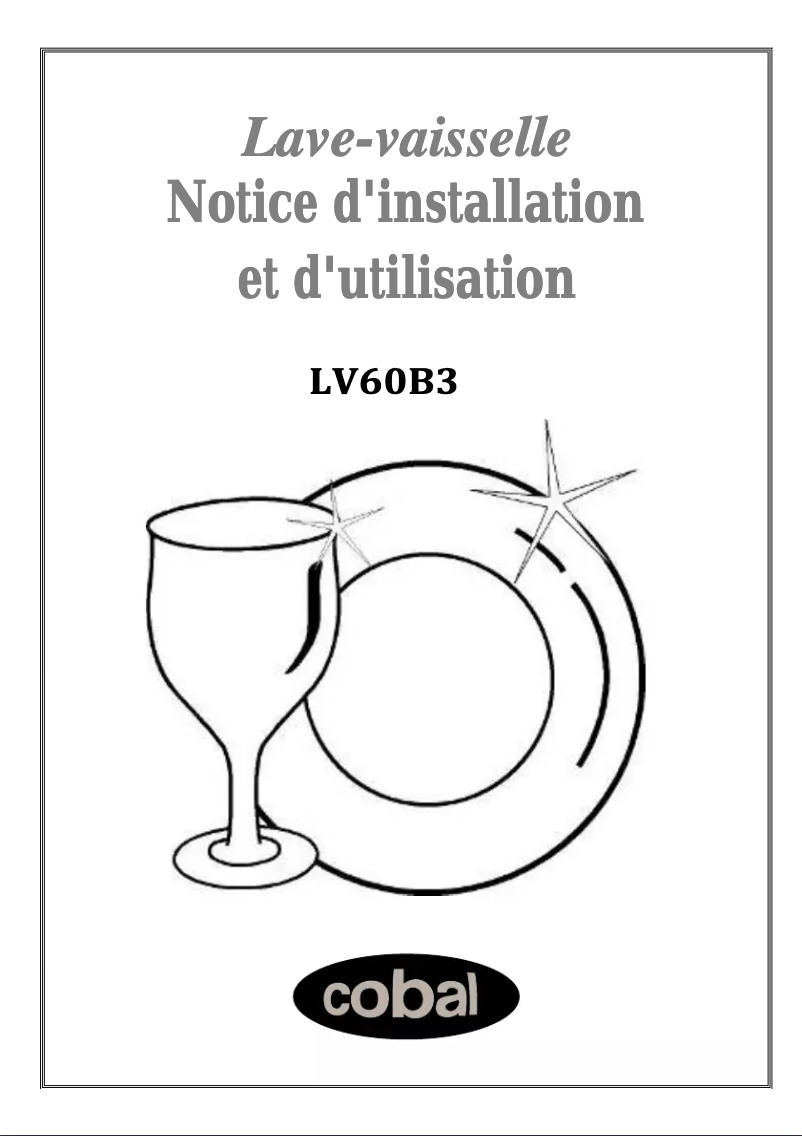 Imagen de la primera página del manual del dispositivo LV60B3