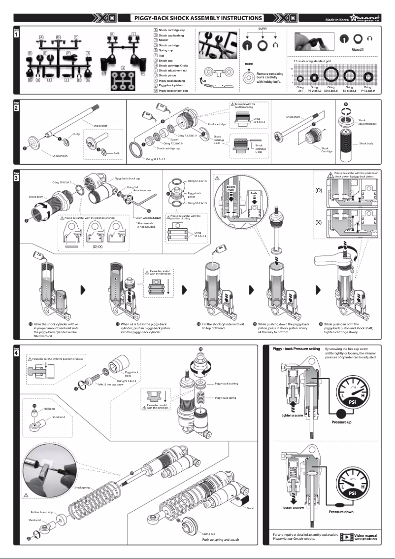 Página 1 del manual Manual de usuario RC4WD XD Piggyback
