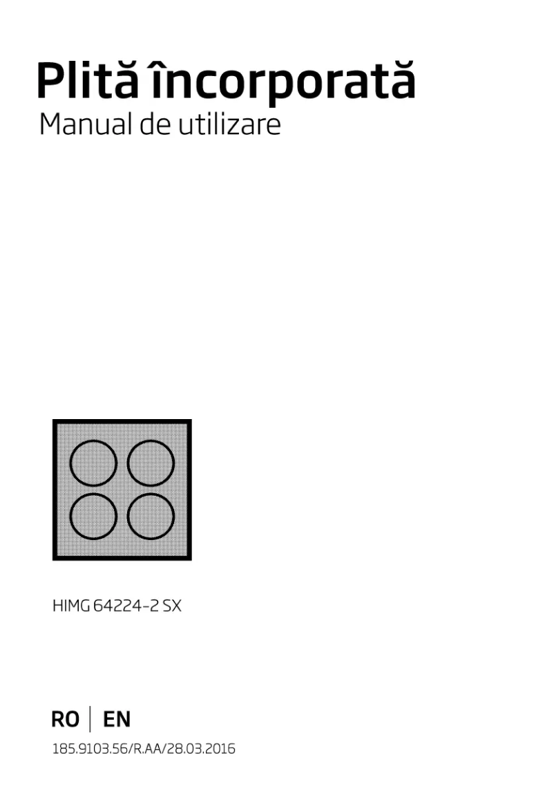 Página 1 del manual Manual de usuario Beko HIMG64224-2SX