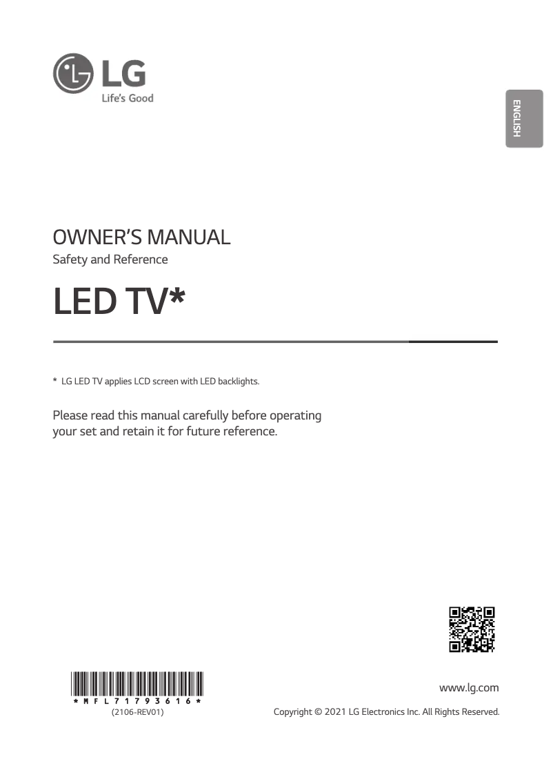 Página nº 1 - Manual de usuario LG 65QNED91VPA