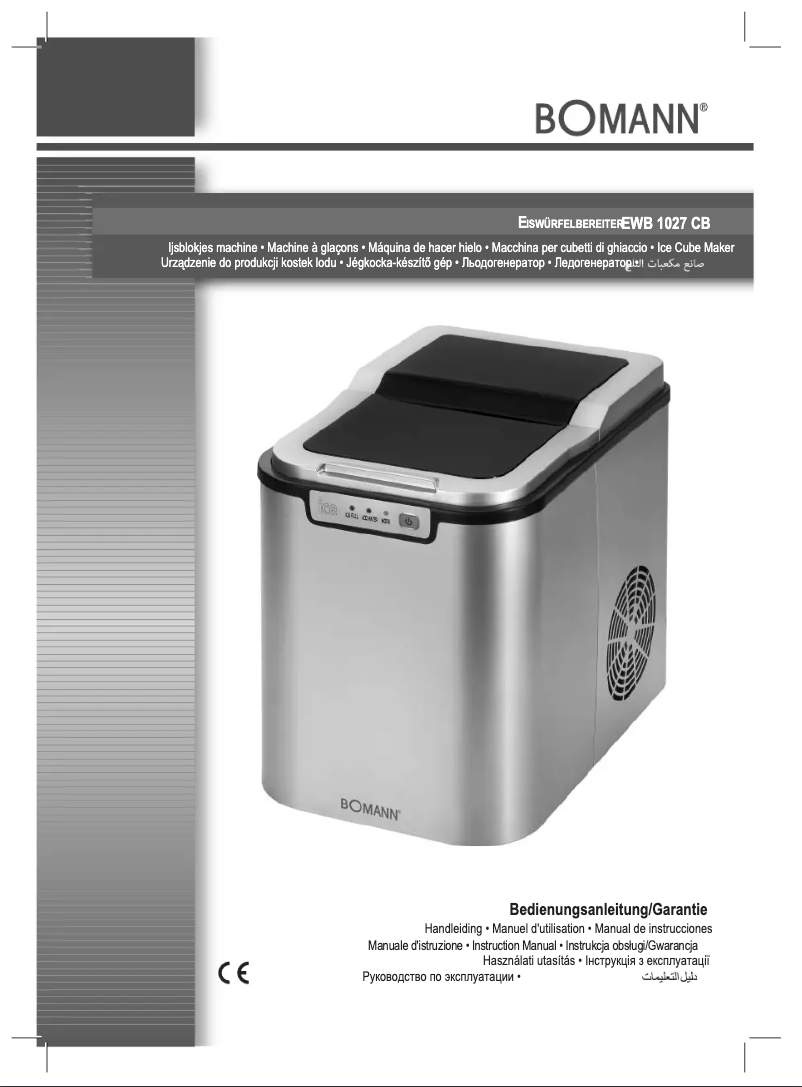 Página 1 del manual Manual de usuario Bomann EWB 1027 CB