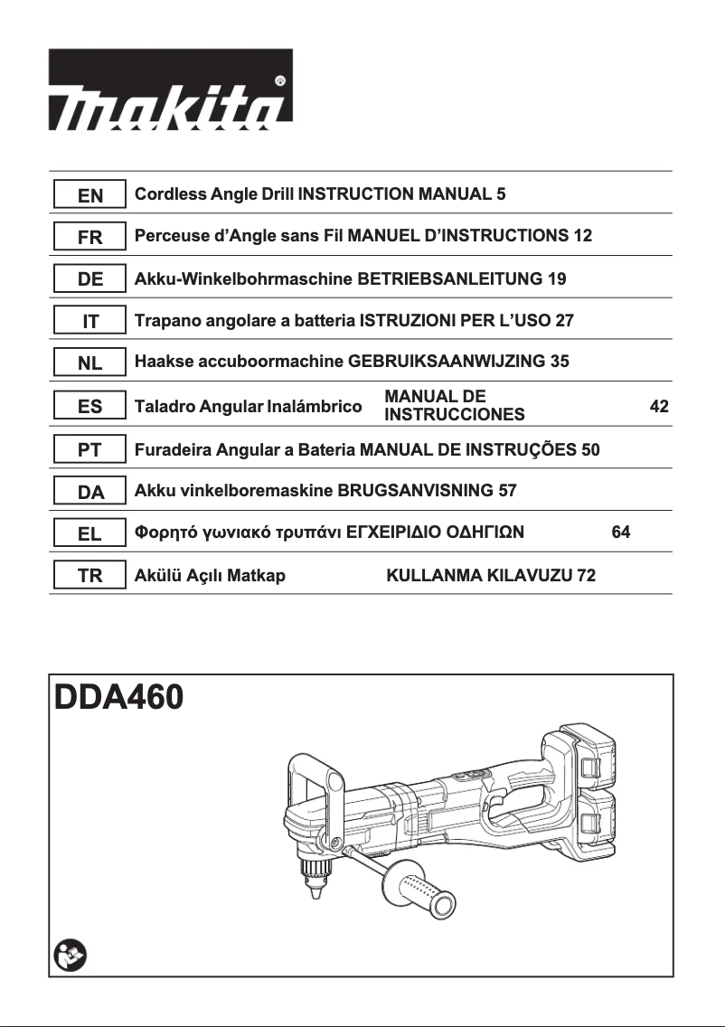 Imagen de la primera página del manual del dispositivo DDA460PT2