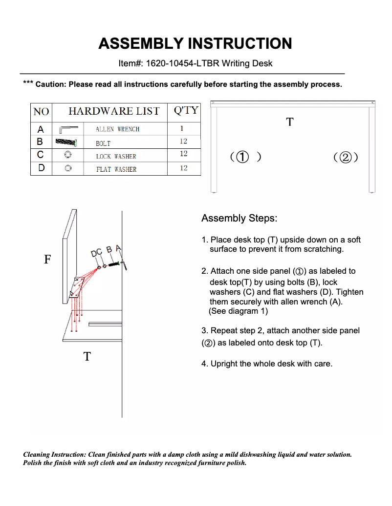 Página nº 1 - Manual de usuario Hooker 1620-10454-LTBR