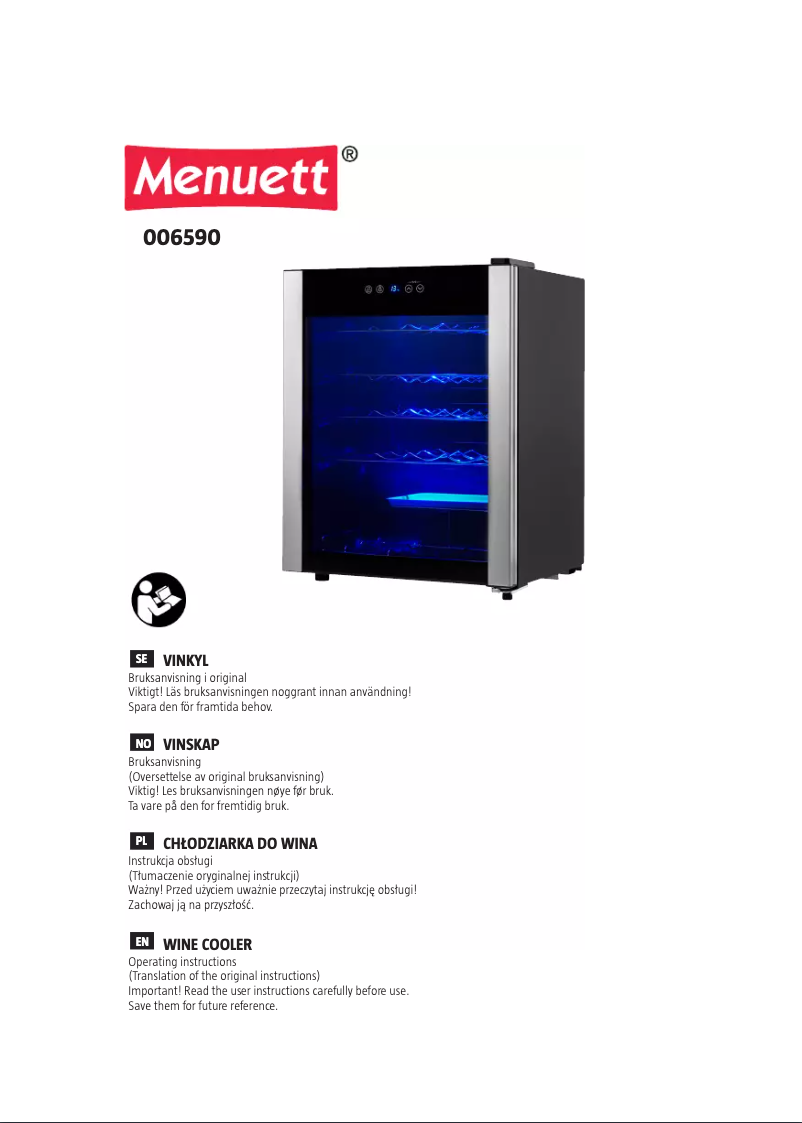 Imagen de la primera página del manual del dispositivo 006590