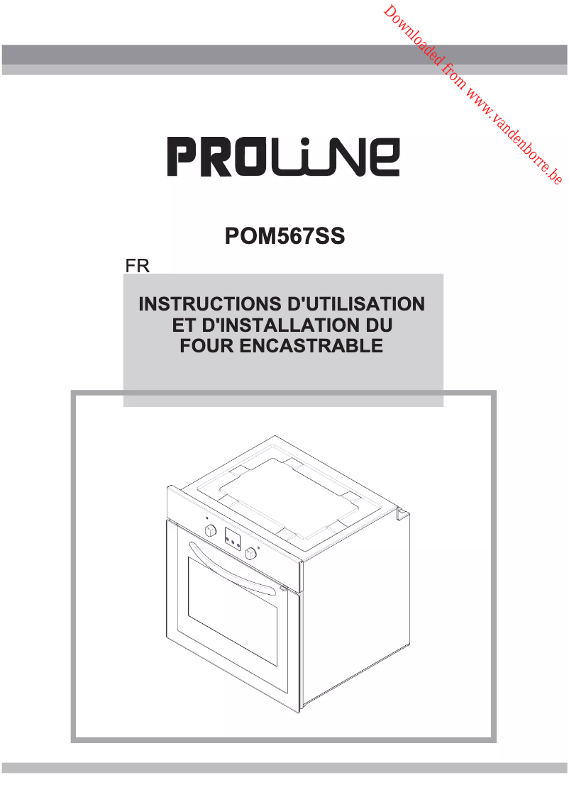Página 1 del manual Manual de usuario Proline POM567SS