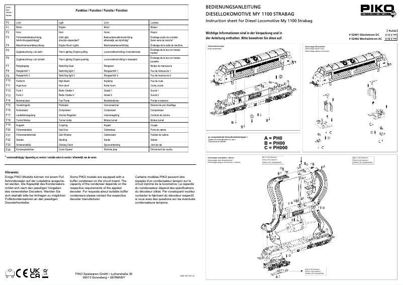 Imagen de la primera página del manual del dispositivo 52491